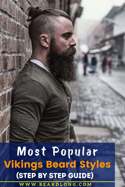 Viking Beards, Viking Beard Styles, Beard Guide, Beard Cuts, Long Beard Styles, Bald With Beard, Men's Facial Hair, Best Beard Styles, Beard Fade