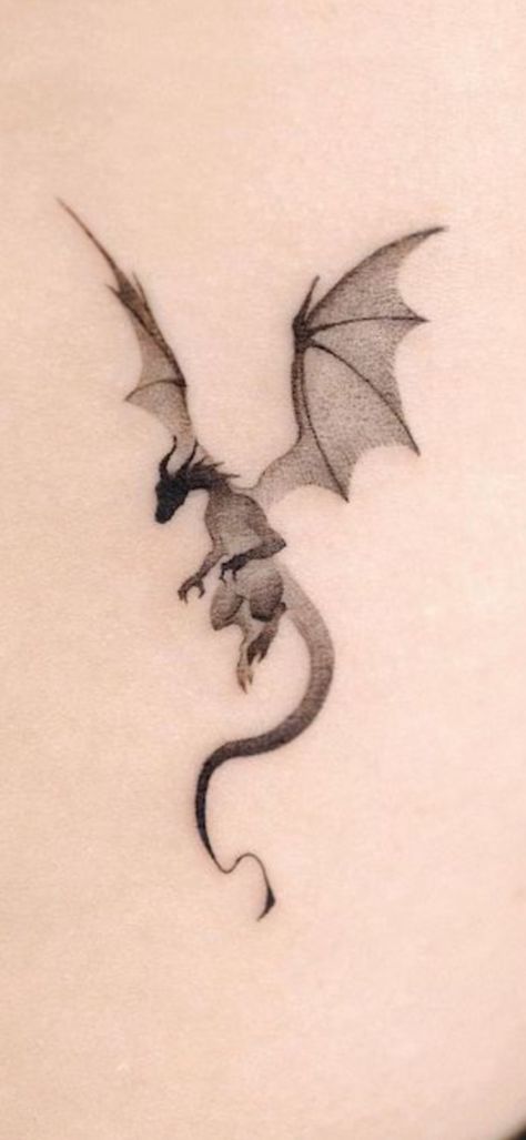 Dragon Tattoo Wrist, Stick Tattoo, Small Dragon Tattoos, Butterfly Sketch, Tiny Dragon, Dragon Artwork Fantasy, Ink Splatter, Celtic Tattoos, Spine Tattoos