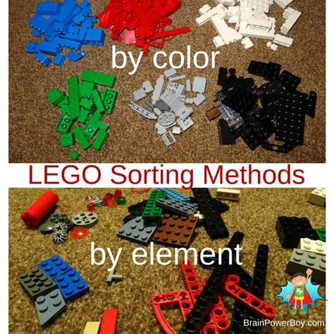 How To Sort Legos, Lego Sorting Ideas, Lego Sorting And Storage, Lego Organization Ideas, Lego Sorting, Lego Storage Solutions, Puzzle Room, Lego Plans, Lego Hobby