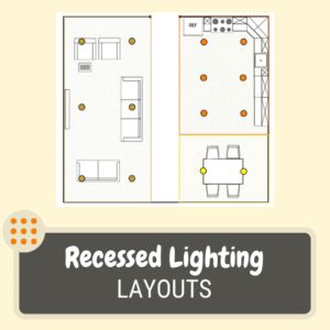 Can Light Placement Living Rooms, Lighting Plan Design Layout, Where To Put Recessed Lighting, How To Place Recessed Lighting, Recessed Lights In Living Room, Living Room Recessed Lighting Layout, Lighting Plan Interior, Can Light Placement, Where To Place Recessed Lights