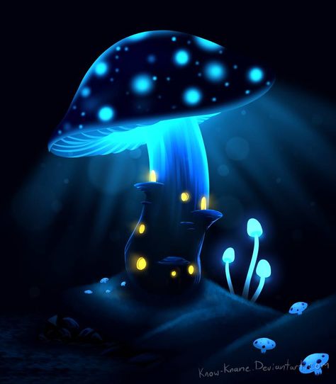 Mushroom forest by OpiumKyo on DeviantArt Glowing Mushrooms, Mushroom Wallpaper, Mushroom Pictures, Easy Drawing Steps, Mushroom Drawing, Mushroom Art, Fantasy Art Landscapes, Trippy Art, 판타지 아트