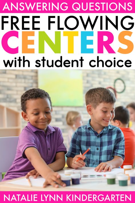 Literacy Center Management, Free Flow Centers Kindergarten, Transitional Kindergarten Centers, Student Choice Centers Kindergarten, Choice Time Kindergarten, Free Flowing Centers, Centers Kindergarten Rotation, Tk Literacy Centers, Free Choice Centers Management