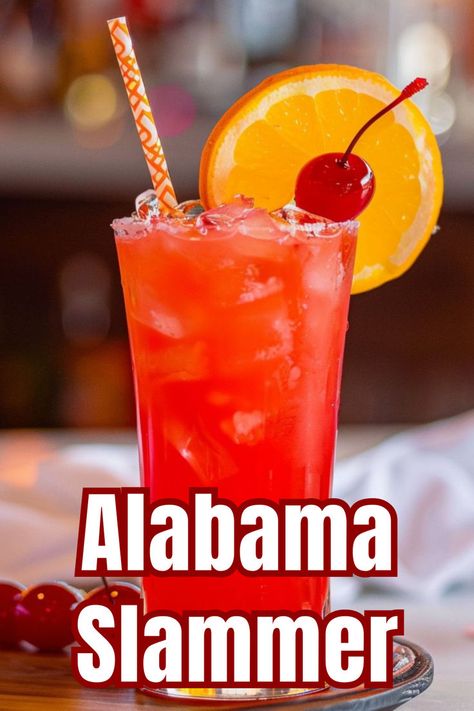 Enjoy the bold and fruity flavors of the Alabama Slammer, a classic cocktail perfect for any occasion. Click to learn how to make this vibrant drink! Alabama Slammer Shot Recipe, Alabama Slammer Drink, Alabama Slammer, Most Popular Cocktails, Fruity Drinks, Shot Recipes, Summer Gathering, Cocktail Recipes Easy, Long Drink