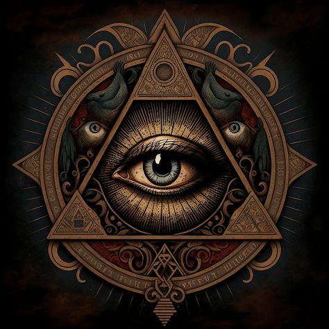 Photo ai generated illustration of the a... | Premium Photo #Freepik #photo #pyramid #sign #background #art All Seeing Eye Wallpaper, Pyramid Illustration, Mystery Art, Eye Wallpaper, Pyramid Eye, Triangle Vector, Eye Of Providence, Eye Illustration, Warriors Wallpaper