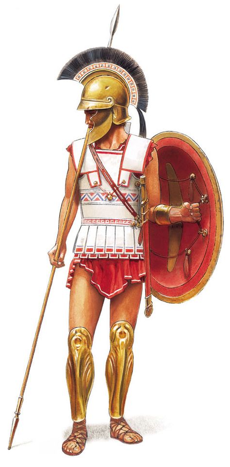 Hoplite Ptolemaic Egypt, Greek Soldier, Punic Wars, German Soldier, Classical Greece, Hellenistic Period, Historical Warriors, Ancient Armor, Greek Warrior