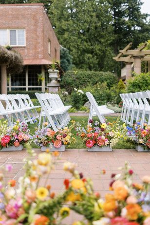 Colorful Wedding Florals, Wildflower Wedding Theme, Aisle Flowers, Indian Fusion Wedding, Bright Wedding, Cultural Celebration, Wedding Theme Colors, Future Wedding Plans, Fusion Wedding