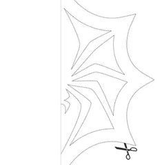 Jack Skellington Spider Snowflake Template | Paper Origami Guide Jack Skellington Spider Snowflakes, Nightmare Before Christmas Spider Snowflake, Spider Web Snowflake, Spider Paper Snowflake, Spider Snowflake Template, Halloween Paper Snowflakes, Spider Paper Craft, Spiderweb Snowflake, Jack Skellington Crafts