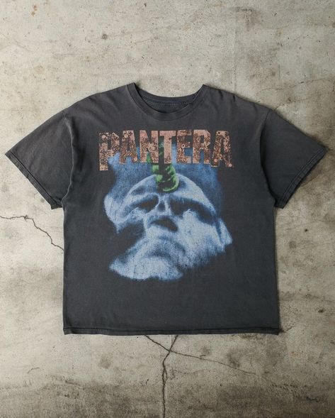 Pantera Shirt, Heavy Metal Shirt, Metal Shirts, Clothing Designs, Rock Shirts, Vintage Band, Band Shirts, Tour Shirt, Surreal Art