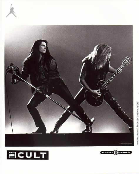 Ian and Billy 'Sonic Temple' Press Photo Billy Duffy, Ian Astbury, Music Inspiration, Classic Rock And Roll, Sunflower Wallpaper, Rock N’roll, Gothic Rock, The Cult, Rock Legends