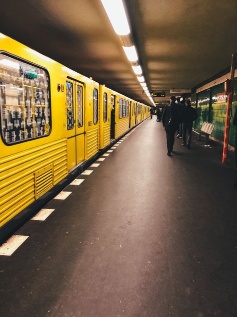 Berlin City Aesthetic, German Aesthetic, Berlin Aesthetic, Berlin Photography, Metro Subway, German Architecture, Berlin City, West Berlin, Cities In Germany