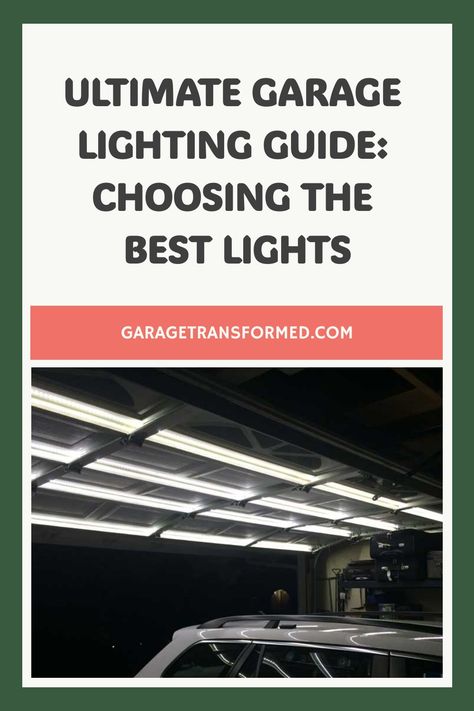 Discover how the proper garage lighting can enhance your DIY projects, car maintenance, and storage organization. Uncover valuable insights and tips in our detailed garage lighting guide to illuminate your space efficiently and effectively. Garage Light Fixtures, Garage Door Lights, Installing Recessed Lighting, Gym Lighting, Garage Lights, Led Garage Lights, Glamour Home, Ultimate Garage, A Beautiful House