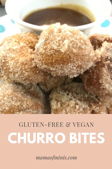 Homemade Churro Bites (Vegan Gf Churros Recipe, Vegan Churro Cupcakes, Vegan Churros Recipe Easy, Gluten Free Cinco De Mayo Food, Mexican Dessert Vegan, Healthy Mexican Dessert Recipes, Healthy Churros Recipe, Vegan Mexican Dessert Recipes, Gluten Free Mexican Desserts