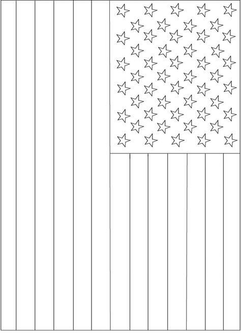 In celebration of Flag Day, I've found this fun American Flag Colouring Page. American Flag Template, American Flag Coloring Page, Flag Pictures, Memorial Day Activities, Flag Ideas, Fourth Of July Crafts For Kids, Patriotic Symbols, Flag Printable, Flag Template