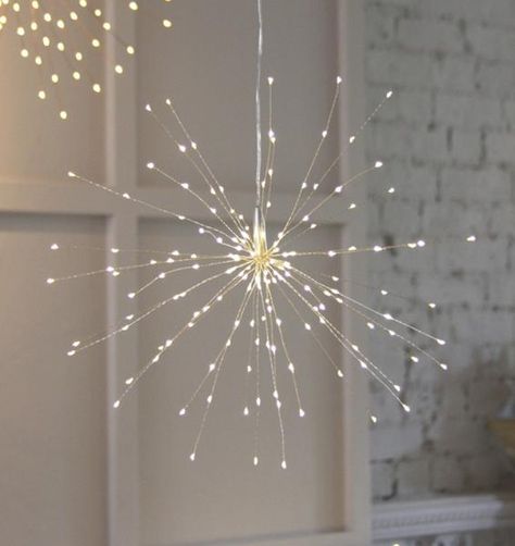 Trouva: Starburst 35 Cm Remote Starburst Lights, Led Star Lights, Starburst Light, Light Up Tree, Christmas Lighting, Led Outdoor Lighting, Dark Corners, Silver Lights, Batteries Not Included