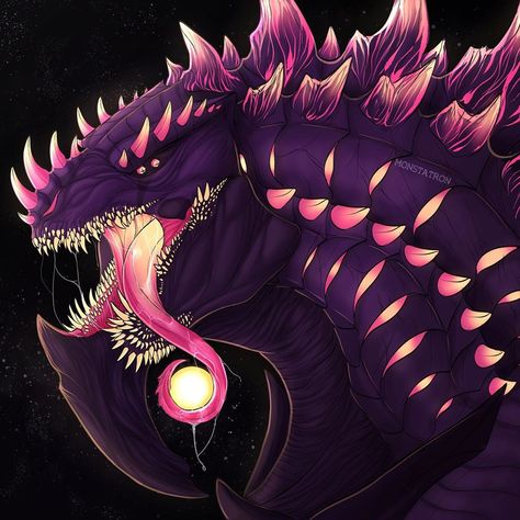 Cato E. / BLM / Com: OPEN on Instagram: “cannibah has no set size, and in her true form, which is uncomprehensible by the human eye, her true size is also unknown. she’s feeling…” Supermassive Black Hole, Kaiju Design, Image Spiderman, Godzilla Wallpaper, All Godzilla Monsters, The Human Eye, Pinned Post, Beast Creature, Kaiju Art