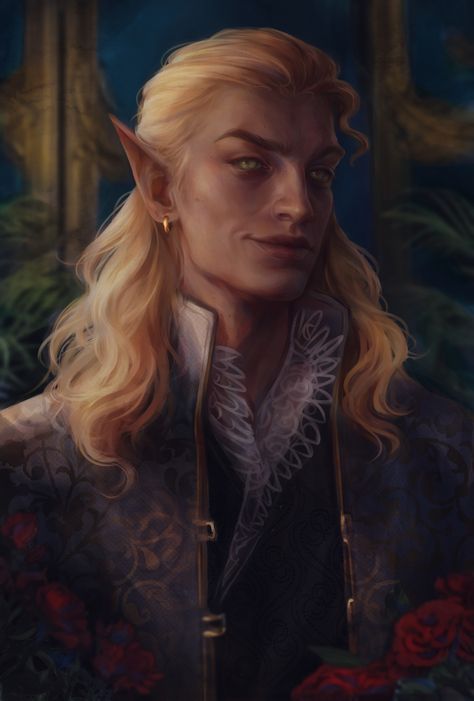 Elf Dnd Character, High Elves Dnd, Pathfinder Elf, Fantasy Friends, Dnd Elves, Male Elf, Elf Man, Elf Characters, Pathfinder Character