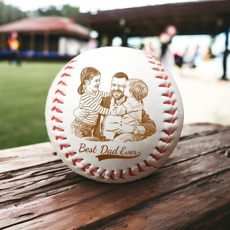 PRICES MAY VARY. Unique Personalized Gift: Engrave your favorite photo on a baseball, creating a one-of-a-kind Father's Day gift that celebrates special memories. Dimension: Standard Size Baseball, 9" inch circumference, 7.3-7.5cm diameter, 5 oz. Perfect for Baseball Lovers: Ideal for dads who are passionate about baseball, making it a meaningful and thoughtful gift. Engraved by laser in the USA Acrylic Display Box Included Impress your dad with this Custom Photo Baseball Ball Gift. Made in the Baseball Gifts For Boys, Baseball Fathers Day Gifts Ideas, Thoughtful Anniversary Gifts For Him, Men’s Gifts, Dad Gifts From Daughter, Gift For Coach, Baseball Ball, Baseball Balls, Product Shoot