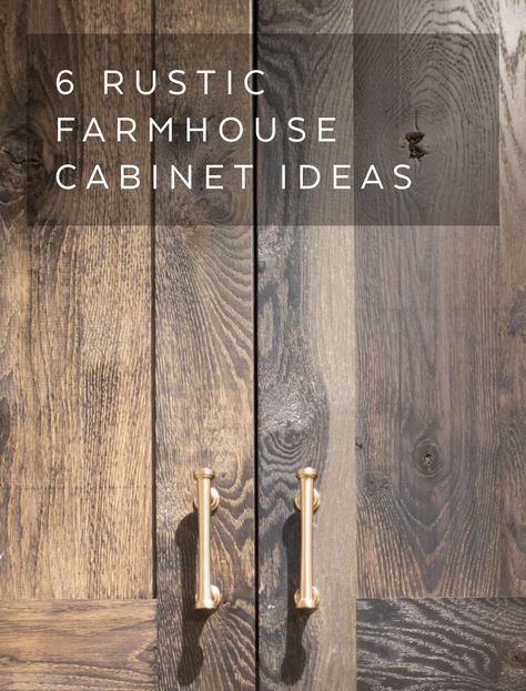 6 Rustic Farmhouse Cabinet Ideas - Woodland Cabinetry Diy Rustic Kitchen Cabinets, Rustic Farmhouse Cabinet, Knotty Alder Kitchen, Cabinet Stain Colors, Diy Rustic Kitchen, Farmhouse Style Kitchen Cabinets, Alder Kitchen Cabinets, Cabinetry Diy, Pine Kitchen Cabinets