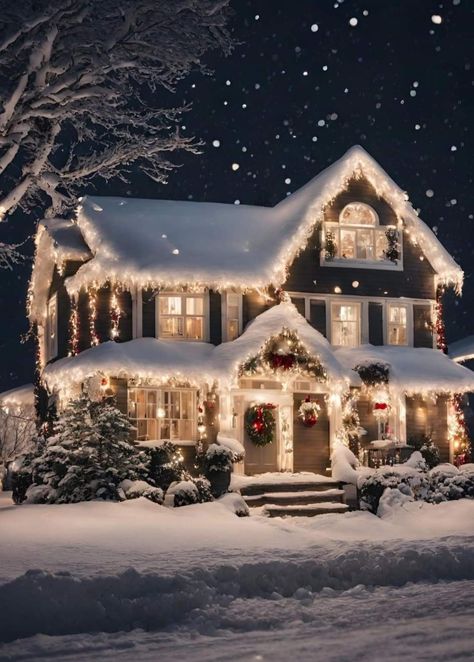 Christmas House Outdoor, Christmas House Decorations Outdoor, Elegant Christmas Decor Ideas, Winter Houses, Up Decorations, Winter House Exterior, Christmas Decor Ideas 2023, Diy Lights, Richard Chamberlain