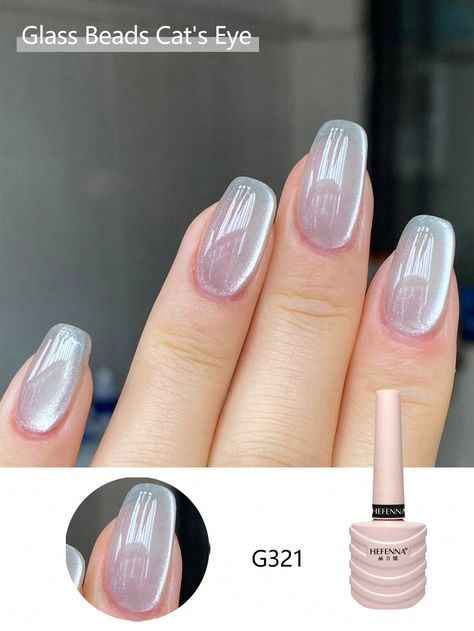 Clear  Collar  ABS  Peel-Off Nail Polish Embellished   Nail,Hand & Foot Care Crystal Cat, Nail Polish Set, Funky Shoes, Cat Eye Gel, Gel Nail Polish Set, Nail Salons, Nail Polish Sets, Eye Gel, Foot Care