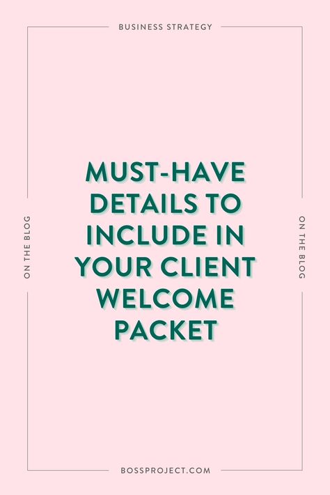 Client Welcome Packet, Welcome Package, Super Scary, Welcome Note, Flagler Beach, Welcome Packet, Luxury Branding Design, Float Your Boat, Package Ideas