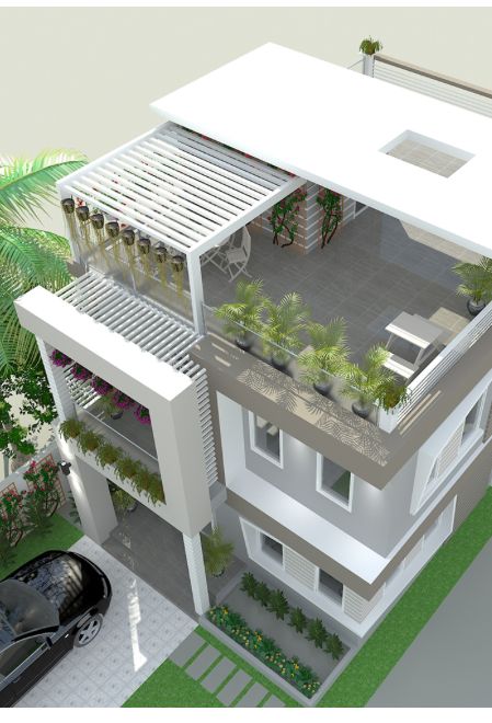 Roof Terrace Design, Rooftop Patio Design, 3 Storey House Design, Roof Garden Design, 2 Storey House Design, Bar Garden, Terrace Garden Design, Rooftop Terrace Design, Two Story House