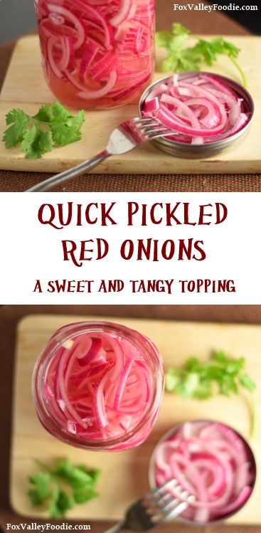 Quick Pickled Red Onions Recipe Pickled Red Onions Recipe, Red Onion Recipes, Quick Pickled Red Onions, Quick Pickled, Pickled Veggies, Pickled Vegetables, Pickled Red Onions, Onion Recipes, Bay Leaf