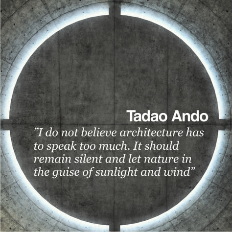 Meditation Space - UNESCO | Tadao Ando Architect Quotes, Koshino House, Tadao Ando Architecture, Famous Architecture, Tadao Ando, Architecture Quotes, Famous Architects, Japanese Architecture, Architecture Student