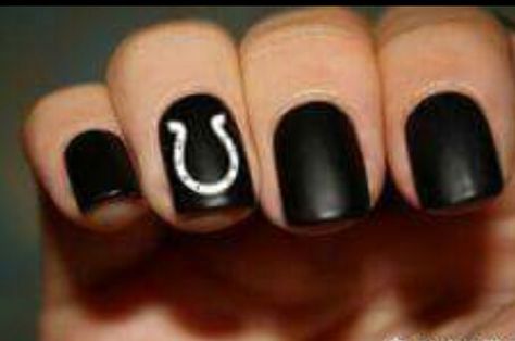 French Tips Ideas, Megan Nails, Horse Nail Art, Cowgirl Nails, Horseshoe Nail Art, Rodeo Nails, Horse Nails, Horse Shoe Nails, Lemon Nails