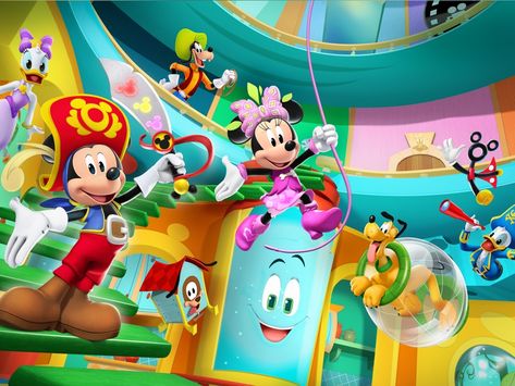 Mickey Mouse Fun House, Mickey Y Minnie, Mickey Mouse Clubhouse, Mickey Minnie, Apple Tv, 2nd Birthday, Kids Party, Candy, Tv