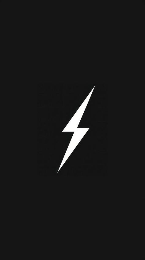 Lightning logo symbol black. | premium image by rawpixel.com Lightning Wallpaper, Lighting Bolt, Lightning Illustration, Lightning Logo, Logo Illustration Design, Happy Birthday Love Quotes, Minimalist Iphone, Cute Black Wallpaper, Happy Birthday Love