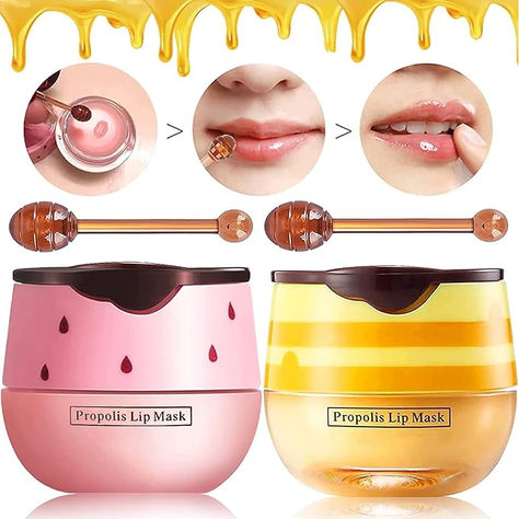 Lip Balm Honey, Very Dry Lips, Strawberry Lip Balm, Lip Wrinkles, Lip Scrubs, Cracked Lips, Bee Balm, Gloss Labial, Plumping Lip Gloss