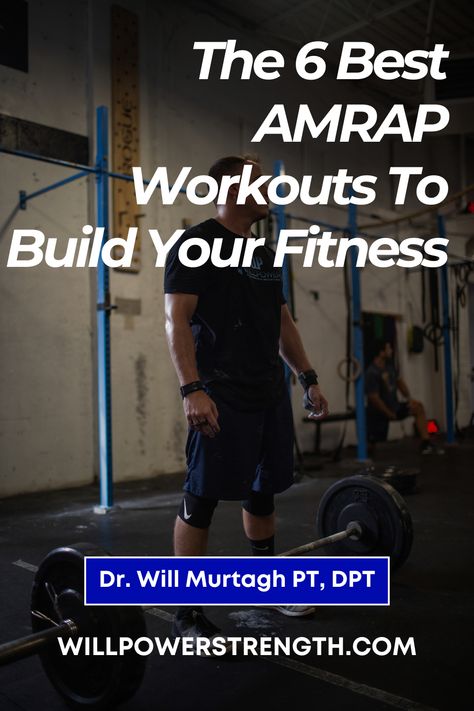 Dive into the world of AMRAP (As Many Rounds As Possible) in CrossFit. This guide explains the benefits of AMRAP workouts, techniques for effective execution, and provides a range of sample AMRAP WODs to incorporate into your training. #CrossFitWorkoutsWOD #AMRAPWorkouts #CrossFitTraining Crossfit Workouts Wod Full Body, Home Wod Crossfit, Wod Crossfit At Home, Amrap Workout At Home, Amrap Crossfit, Amrap Workouts, Wods Crossfit, Crossfit Workouts Wod, Amrap Workout