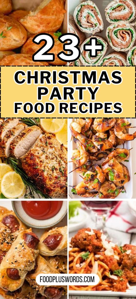 Spice up your Christmas party with our delicious food ideas! Whether you're into easy appetizers, kid-friendly munchies, or hearty dinner options, we've got something for everyone. Simplify your celebration with a no-fuss buffet or a laid-back table setup. Work Christmas Party Ideas Food, Hearty Christmas Appetizers, Christmas Party Menu Ideas Buffet Food, Xmas Meal Ideas, Christmas Lunch Buffet Ideas, Fun Christmas Eve Dinner Ideas Families, Christmas Office Party Food, Christmas Feast Ideas, Christmas Party Buffet Ideas