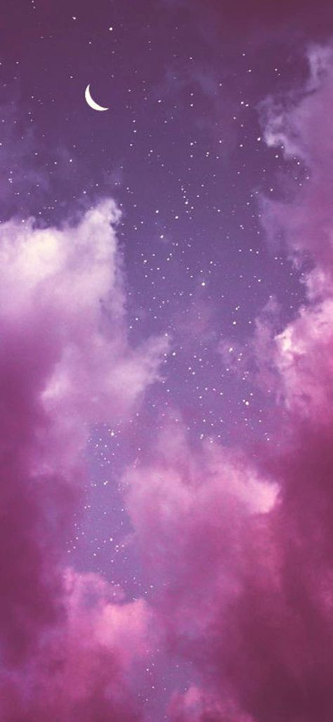 Tumblr, Kitty Anime, Lilac Sky, Sparkle Wallpaper, Night Sky Wallpaper, Wallpaper Iphone Neon, Purple Sky, Pink Wallpaper Iphone, Pink Iphone