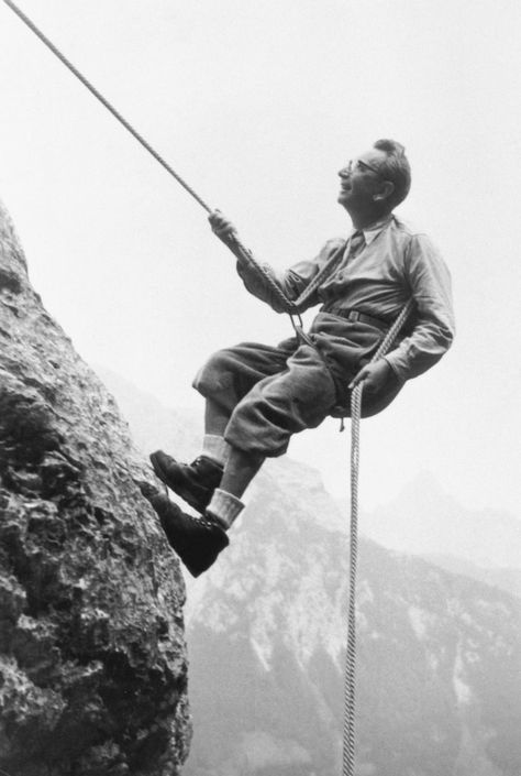 Frankl mountain climbing in the Alps, 1960. Man's Search For Meaning, Viktor Frankl, Ayn Rand, New Roads, Meaning Of Life, Beautiful Mind, Inner Strength, Life Purpose, Good People