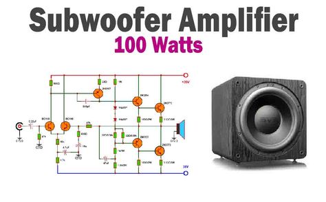 170W Bridge Amplifier TDA7294 Circuit Diagram Subwoofer Circuit Diagram, Tda7294 Subwoofer Amplifier, Subwoofer Amplifier Circuit Diagram, Audio Amplifier Circuit Diagram, Amplifier Circuit Diagram, Amplifier Design, Guitar Wiring, Diy Audio Projects, Battery Charger Circuit