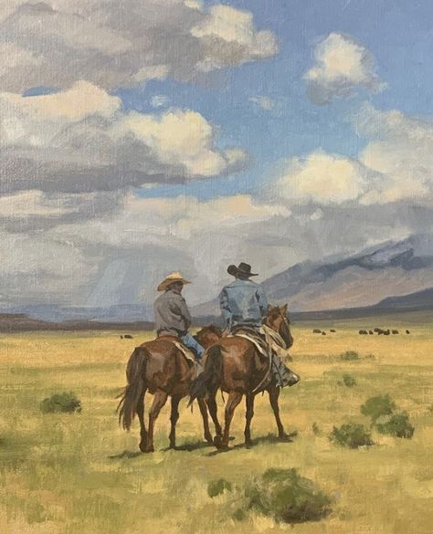 Western Artwork, Cowboy Aesthetic, Western Paintings, Cowboy Art, Western Horse, Country Art, Western Art, Horse Art, South Wales