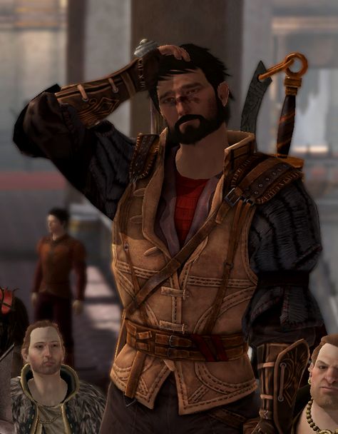 hawke | dragon age ii | da2 Dragon Age 2 Hawke, Dragon Age Hawke, Garrett Hawke, Hawke Dragon Age, Dragon Age 2, Baldur's Gate, Dragon Age, Swords, Look Cool