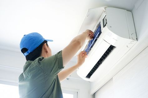 The national average AC repair cost is $369. Several factors affect how much this repair costs, resulting in a range of $100 to $610. Daikin Ac, Ac Technician, Air Conditioner Service, Air Conditioner Installation, Commercial Hvac, Ac Maintenance, Air Conditioner Repair, Ac Repair Services, Air Conditioning Installation