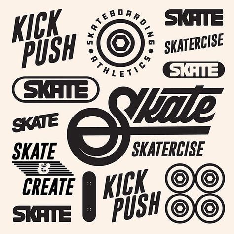 Design Brew on Instagram: “Bold + clean type inspiration by @jcoondesigns . . #designinspiration #design #designer #designeveryday #typeyeah #typetopia #typography…” Skateboard Website, Skate Wallpaper, Typography Reference, 21st Birthday Games, Skate Logo, Hip Hop Logo, Skateboard Logo, Longboard Design, Leap Day