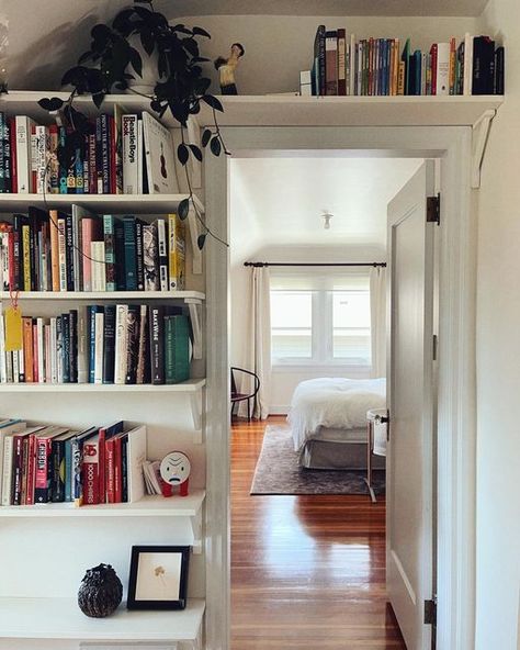 Top Of The Stairs, Built In Cupboards, Living Room Redo, Home Library Design, Bookcase Wall, Bookshelf Design, Wall Bookshelves, Wood Bookcase, Room Redo