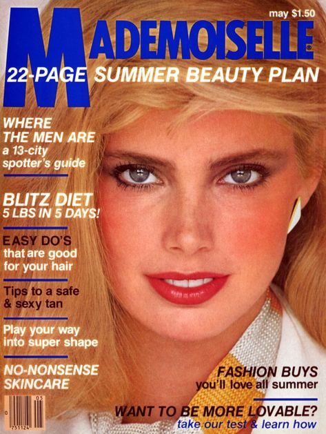 Kelly Emberg, Kim Alexis, Mademoiselle Magazine, New York City Pictures, Kelly Lebrock, Beauty Plan, Patti Hansen, 80s Celebrities, Buy Skincare