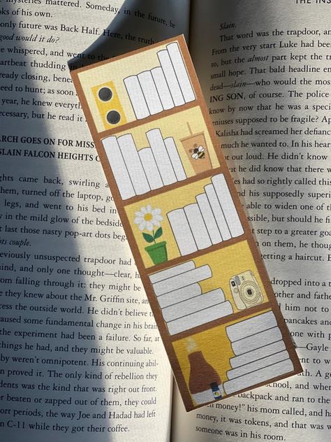 Book Tracker Bookmark, Bookshelf Tracker, Bookshelf Bookmark, Minimalist Bookshelf, Minimalist Bookshelves, Book Bookmark, Mini Bookshelf, Empty Book, Handmade Bookmarks Diy