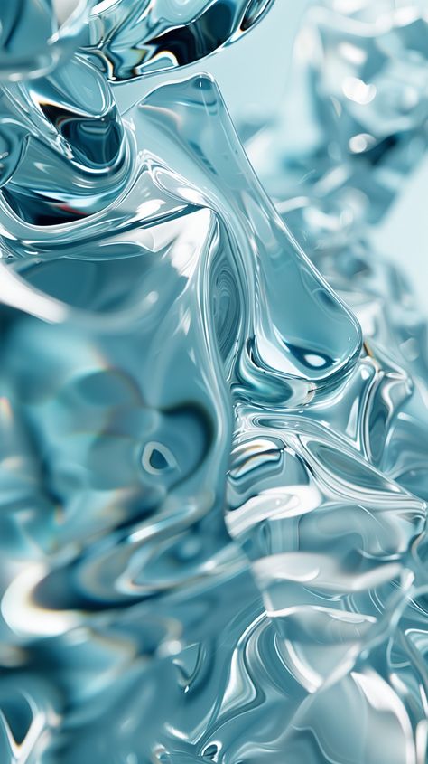 Dive into the sleek waves of this mesmerizing iPhone and Android background 📱✨. Keep your screen fresh with a touch of digital fluidity that's perfect for tech enthusiasts. Water Art Background, Water Website, Ethereal Water, Flow Aesthetic, Iridescent Texture, Chrome Background, Flow Wallpaper, Sleek Waves, Wave Aesthetic