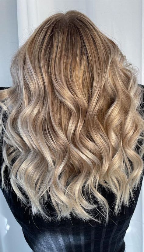 35 Cute Summer Hair Colours & Hairstyles : Buttercream Blonde Balayage Babylights Balayage, 2024 Summer Hair Color Trends For Women, 2024 Summer Hair, Hairstyles Cute And Easy, Blonde Balayage Babylights, Buttercream Blonde, Colours 2023, Hair Back To School, Brunette Hair Cuts