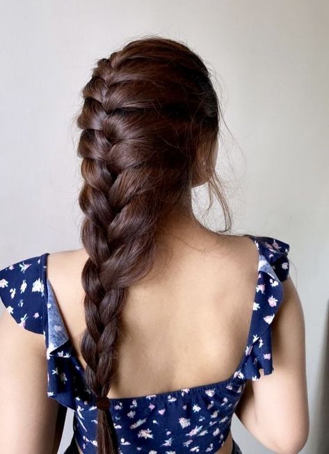 Messy Braided Hairstyles, Beauty Hair Color, French Braids, French Braid Hairstyles, Long Hair Wedding Styles, French Hair, Hair Up Styles, Hair Braids, Hairdo For Long Hair