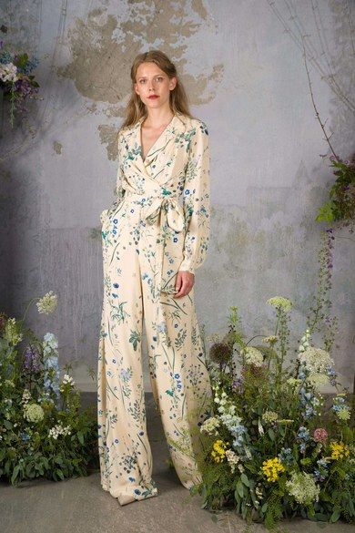 Crepe Jumpsuit, Luisa Beccaria, Resort 2020, Print Jumpsuit, Floral Jumpsuit, Vogue Paris, Fashion 2020, Wide Leg Jumpsuit, Primavera Estate