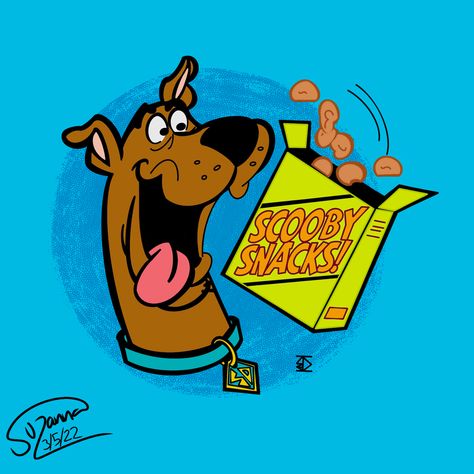 Re~Design; 3.5.22 Scooby Snack Tattoo, Scooby Doo Scooby Snacks, Scooby Gang Art, Scooby Doo Gang Drawing, Scooby Snacks Cartoon, Scooby Doo Aesthetic, Scooby Doo Snacks, Scooby Doo Drawing Trippy, Eeyore Pictures