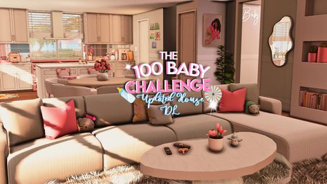 Xureila's 100 Baby Challenge *UPDATED* House Download ✨💗 | Xureila Sims 4 Cc Furniture Xureila, Xureila Sims 4 House, Sims 4 Xureila, Sims 4 Xureila Cc, Ts4 Cc House Download, Sims 4 100 Baby Challenge House, Sims House Download, 100 Baby Challenge Sims 4 House, Sims 4 House Download